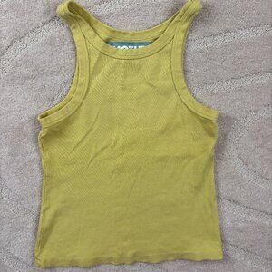 Mother Ribbed Chin Up Tank top